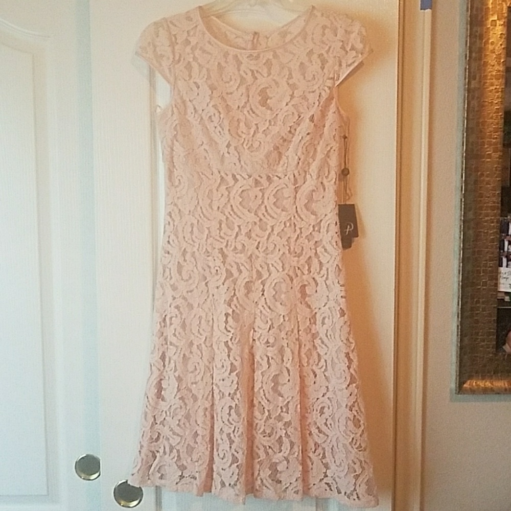 Pink Lace Dress